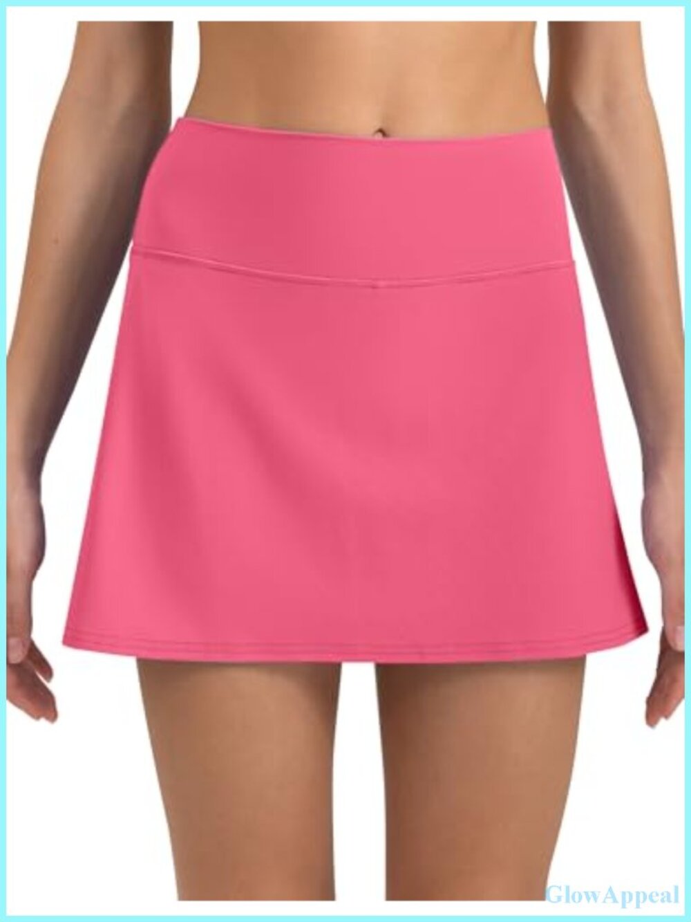High Rise Athletic Golf Tennis Skort with Built-in Shorts and Pockets for Women